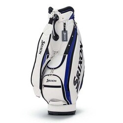 Srixon キャディバッグ ホワイト/ブルー SRIXON スリクソンキャディバッグブルー&ホワイト