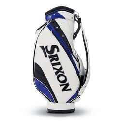 Srixon キャディバッグ ホワイト/ブルー Srixon キャディバッグ ゴルフバッグ ホワイト/ブルー SRIXON