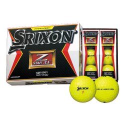 ナオSrixon Z-STAR XV パッションイエロー 18個 SRIXON スリクソン Z-STAR DIAMOND 黄 イエロー PASSION YELLOW