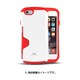 Golf Original [iPhone 6/6s用ケース ホワイト/レッド]