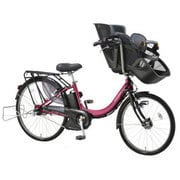 電動アシスト自転車 ふらっか~ずアシスト 3人乗り対応 前22/後26型 内装3段変速 ダークルージュ FRA63F