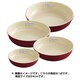 KITCHEN CHEF（キッチンシェフ） セラミックカラーパン IH対応 フライパン 24cm レッド H-CC-F24RD