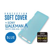 SONY WALKMAN Aシリーズ用 ソフトカバー ブルー IMD-CA555BL