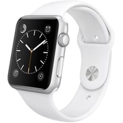 Apple Watch Sport 42mmシルバーアルミニウムケースとホワイトスポーツバンド