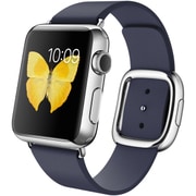 Apple Watch 38mmステンレススチールケースとミッドナイトブルーモダンバックル M