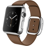 Apple Watch 38mmステンレススチールケースとブラウンモダンバックル L