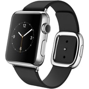 Apple Watch 38mmステンレススチールケースとブラックモダンバックル M