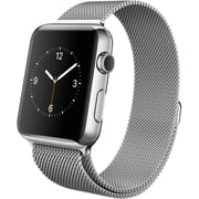 Apple Watch 42mmステンレスケースとミラネーゼループ
