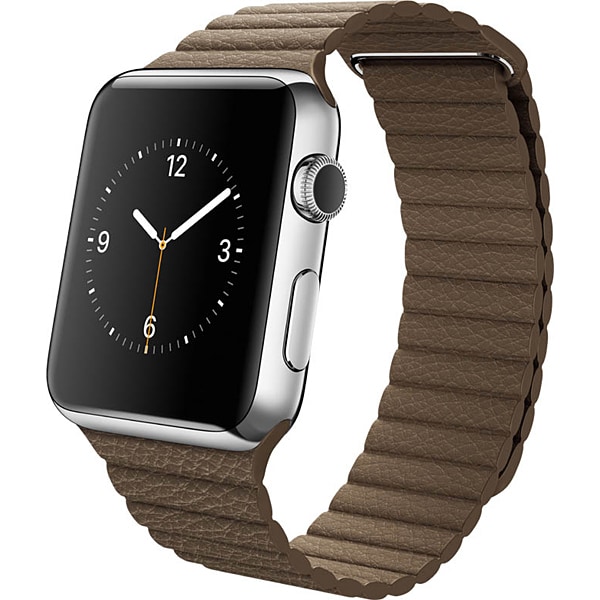 ヨドバシ.com - アップル Apple Apple Watch 42mmステンレスケースとライトブラウンレザーループ M 通販【全品無料配達】
