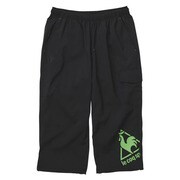 QB381141-BLK-L [クロス7分丈パンツ Lサイズ ブラック]