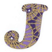 ファブリックステッカー JT 黄色 和傘紫 J