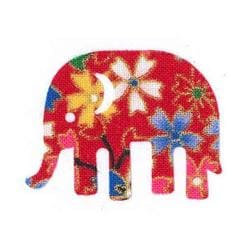 ファブリックステッカー JT 赤 桜 ぞう