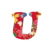 ファブリックステッカー JT 赤 桜 U