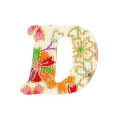 ファブリックステッカー JT 白 桜 D