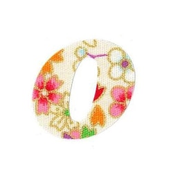 ファブリックステッカー JT 白 桜 O