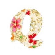 ファブリックステッカー JT 白 桜 Q