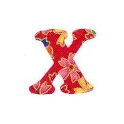 ファブリックステッカー JT 赤 小桜小梅 X