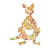 ファブリックステッカー JT 白 金小桜 カンガルー