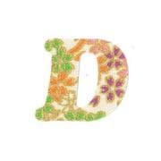ファブリックステッカー JT 白 金小桜 D