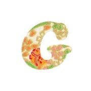 ファブリックステッカー JT 白 金小桜 G