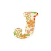 ファブリックステッカー JT 白 金小桜 J