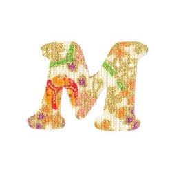 ファブリックステッカー JT 白 金小桜 M