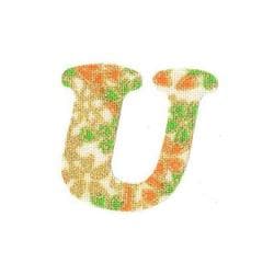 ファブリックステッカー JT 白 金小桜 U