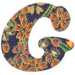 ファブリックステッカー JT 紺 金小桜 G