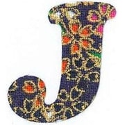 ファブリックステッカー JT 紺 金小桜 J