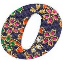 ファブリックステッカー JT 紺 金小桜 O