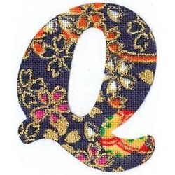 ファブリックステッカー JT 紺 金小桜 Q