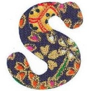 ファブリックステッカー JT 紺 金小桜 S