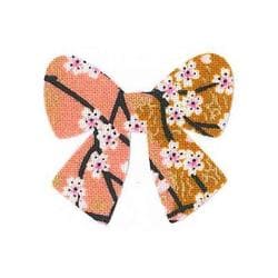 ファブリックステッカー JT 金茶 山桜 りぼん