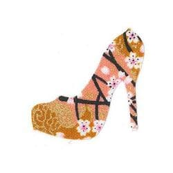 ファブリックステッカー JT 金茶 山桜 ハイヒール