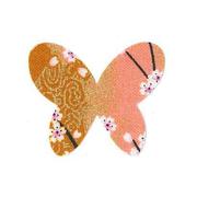 ファブリックステッカー JT 金茶 山桜 ちょう