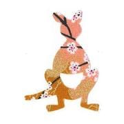 ファブリックステッカー JT 金茶 山桜 カンガルー