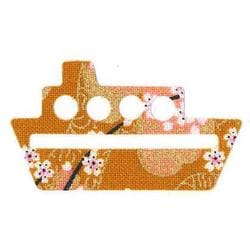 ファブリックステッカー JT 金茶 山桜 ふね