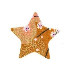 ファブリックステッカー JT 金茶 山桜 ほし