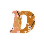 ファブリックステッカー JT 金茶 山桜 D