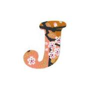 ファブリックステッカー JT 金茶 山桜 J