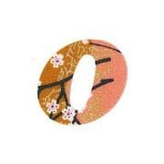 ファブリックステッカー JT 金茶 山桜 O