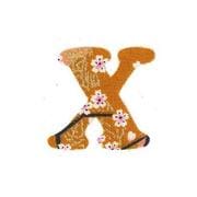 ファブリックステッカー JT 金茶 山桜 X
