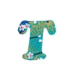 ファブリックステッカー JT 青 山桜 T