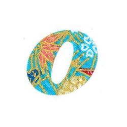 ファブリックステッカー JT 水色 折鶴松竹梅 O