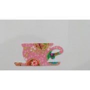 ファブリックステッカー JT 桜色 小桜小鞠 ティーカップ