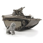 LVT4バッファロー＆M2A1/105mm榴弾砲 シーサー石像(レジン製)付 [1/35スケール 未塗装プラモデル]
