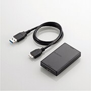 2K USBディスプレイアダプタ HDMI/FullHD対応 ブラック LDE-HDMI2KU3