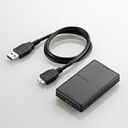 4K USBディスプレイアダプタ HDMI対応 ブラック LDE-HDMI4KU3