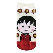 キャラックス ちびまる子ちゃん オーガニックフラワーまる子 イエロー×レッド [約22～24cm]