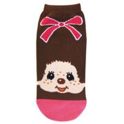 キャラックス モンチッチちゃん BR/PK [靴下]
